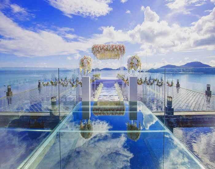 Resort Wedding Setup